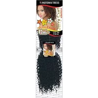 Motown Tress Synthetic CJC 9m Brazilian Jerry Curl Braid M1B/PUR