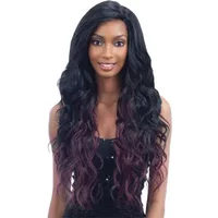 Shake N Go Freetress Premium V Shaped Delux Synthetic V002 Lace Front Wig 2