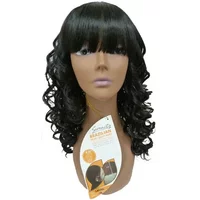 Serenity Brazilian Remi Deep Part Blended Human Hair Laura Swiss Lace Wig OB4/613
