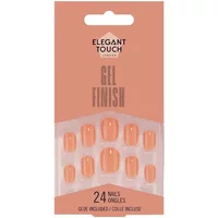 Elegant Touch Apricot Crush Nail Gel Finish 24 Nails