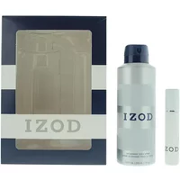 Izod White Gift Set 15ml Eau De Toilette + 200ml Body Spray