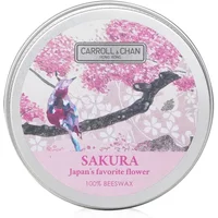 Carroll & Chan 100% Beeswax Mini Tin Candle Sakura
