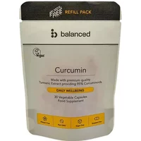 Balanced Curcumin Turmeric Extract Capsules 30 Capsules - Refill