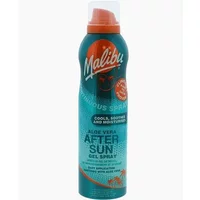 Malibu Continuous Spray Cools Soothes & Moisturises Aleo Vera Aftersun Gel Spray 175ml