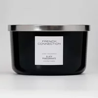 French Connection Black & White Collection Black Pomegranate Candle 431G