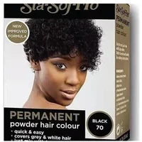 Sta-Sof-Fro Permanent Powder Hair Colour New Formula 8g / Black