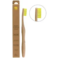 Dr Botanicals Bamboo Toothbrush Yellow