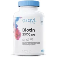 Osavi Biotin 2500mcg Capsules 180 Capsules
