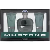 Mustang Green 3 Piece Gift Set: Eau De Toilette 100ml Shower Gel 100ml Aftershave Balm 100ml