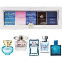 Versace Mini Set Gift Set 5ml Dylan Purple Eau De Parfum + 5ml Bright Crystal Eau De Toilette + 5ml Eau Fraiche Eau De Toilette + 5ml Pour Homme Eau De Toilette + 5ml Eros Eau De Toilette