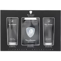 Lamborghini Mitico Gift Set 125ml Eau De Toilette + 100ml Shower Gel + 100ml Aftershave Balm