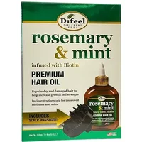 Difeel Rosemary & Mint Premium Hair Oil Infused With Biotin Massager
