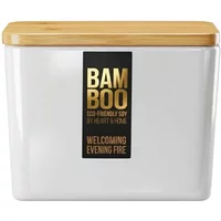 BAMBOO Candle Centrepiece Candle Welcoming Evening Fire 320g
