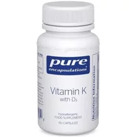 Pure Encapsulations Vitamin K With D3 Capsules 60 Capsules