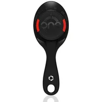 ONE Hairstyling The World's ONLY Adjustable Bristle Strength Hair Brush Black - Red