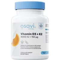 Osavi Vitamin D3 + K2 4000iu + 150mcg 60 Softgels