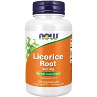 NOW Foods Licorice Root 450mg Capsules 100 Capsules