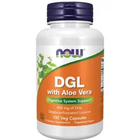 NOW Foods DGL With Aloe Vera Capsules 100 Capsules