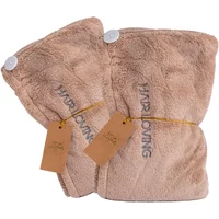 Hair Loving Luxury Hair Towel Wrap 2x Brown