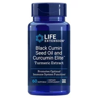 Life Extension Black Cumin Seed Oil & Curcumin Elite Turmeric Extract 60 Softgels