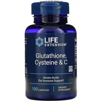 Life Extension Glutathione Cysteine & C Vegicaps 100 Vegicaps