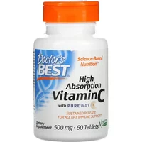 Doctor's Best Sustained Release Vitamin C With PureWay-C 500mg Tabs 60