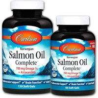 Carlson Labs Norwegian Salmon Oil Complete Softgels+60 120 Softgels