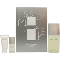 Issey Miyake L'Eau D'Issey Pour Homme Gift Set 125ml EDT + 50ml Shower Gel + 15ml EDT