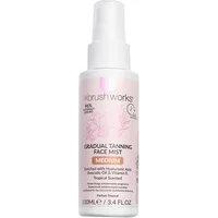 Brushworks Gradual Tanning Face Mist Medium 100ml