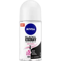 Nivea Black & White Invisible Original X5 Deodorant Roll On 50ml