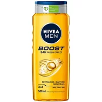 Nivea Men Boost 24h Fresh Effect 3-In-1 Shower Gel 500ml