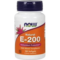 NOW Foods Vitamin E-200 Natural 100 softgels