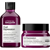 L'Oréal Professionnel Serie Expert Curl Expression Clarifying & Anti-Build Up Shampoo & Curl Expression Hair Mask Duo 300ml & 250ml
