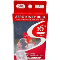 Sleek Hair Afro Kinky Bulk 16'' / 2