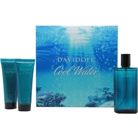 Davidoff Cool Water Gift Set 125ml EDT, 75ml Aftershave Balm & 75ml Shower Gel