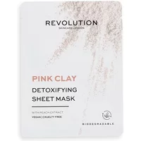 Revolution Pink Clay Detoxifying Sheet Masks 5 Pack