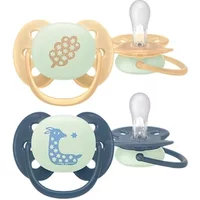 Philips Ultra Soft Nighttime Pacifier Boy 6-18m x2