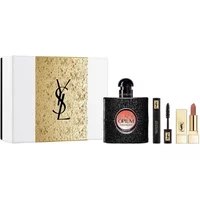 Yves Saint Laurent Black Opium Gift Set 50ml EDP, 2ml Volume Effet Faux Cils Mascara 01 & 1.3g Rouge Pur Couture Lipstick 70 Le Nu