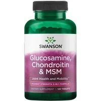 Swanson Glucosamine Chondroitin & MSM 750mg Tablets 120 Tablets