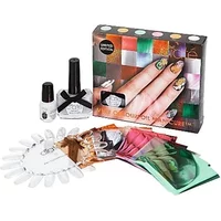 Ciaté London Very Colourfoil Manicure Wonderland Gift Set 13.5ml Cream Soda Nail Polish 30x Metallic Foil Sheets In 6 Shades + 5ml Foil Fix Glue + Nail Wheel