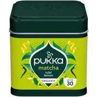Pukka Matcha Tulsi Lemon Ceremonial Grade Green Tea Powder 30g