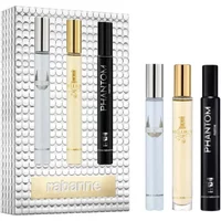 Paco Rabanne Gift Set For Men 3x10ml Invictus EDT Spray + 1 Million EDT Spray + Phantom EDT Spray