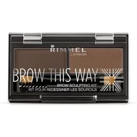 Rimmel Brow This Way Eyebrow Sculpting Kit 003 Dark Brown