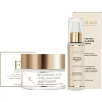 Erth Skin London Skin Repair Snail Mucin Serum + Hyaluronic Acid & Collagen Day Cream 60ml + 50ml