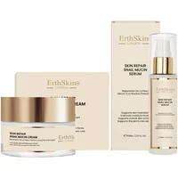 Erth Skin London Skin Repair Snail Mucin Cream + Skin Repair Snail Mucin Serum 50ml + 60ml