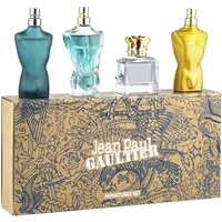 Jean Paul Gaultier Miniatures For Him Gift Set 7ml Le Male Eau De Toilette + 7ml Le Beau Eau De Toilette + 7ml Scandal Pour Homme Eau De Toilette + 7ml Le Male Elixir Eau De Parfum