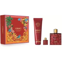 Versace Eros Flame Eau De Parfum Gift Set 100ml, 150ml & 5ml