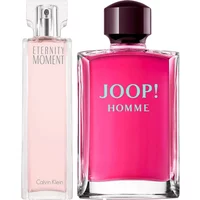 Calvin Klein Duo: Eternity Moment For Women Eau De Parfum & JOOP! Homme Eau De Toilette 100ml & 200ml