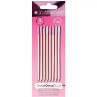 Brushworks Cuticle Crystal Sticks 8 Pack