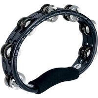 Meinl Perkussion Hand Tamburin Stahl Schellen Schwarz TMT1BK